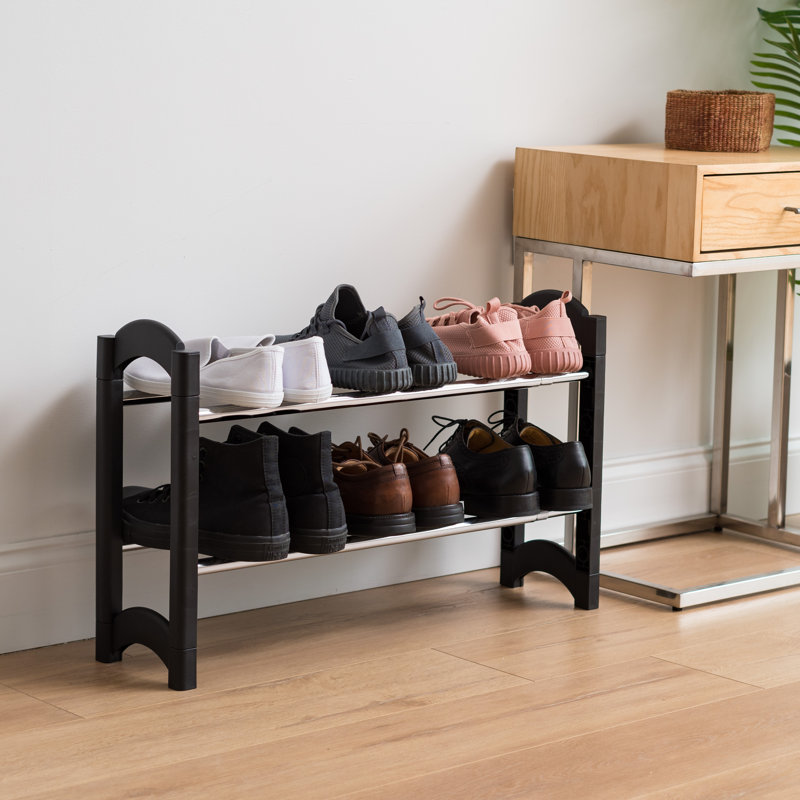 Rebrilliant 10 Pair Stackable Shoe Rack & Reviews Wayfair
